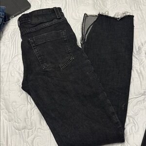 Zara black Denim Pants size 2